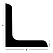 Hot Rolled Steel Angle - 5" X 5" X 5/16"