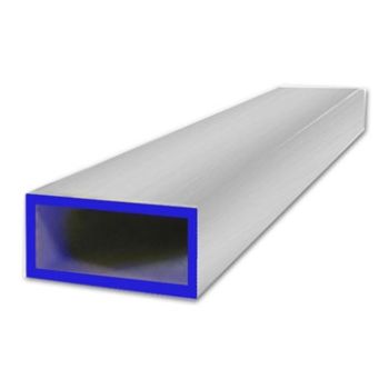 6061 Aluminum Rectangular Tube - 0.12 X 2" X 1"