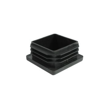 1-1/4 Inch Square Plastic Cap